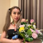 Jelai Andres Instagram – Flowers and hyperbar 🤍🌸💨🥀🖤💙🌼🌷💐