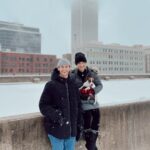 Jenna Boyd Instagram - Sunday snow day with the siblings ☃️❄️🌨 Downtown Tulsa