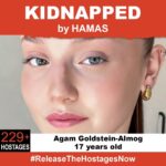 Jenna Dewan Instagram - On October 7th, 17-year old Agam was stolen from her family when Hamas terrorists invaded Israel. Agam is one of 229 hostages being held captive in Gaza in unknown conditions for over three weeks. She should be home with her family. Release Agam now! To see photos of all of the hostages and to share a poster yourself, please visit @kidnappedfromisrael #ReleaseTheHostagesNow