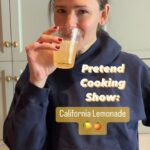 Jennifer Garner Instagram - #PretendCookingShow: California Lemonade 🍋🍊 Why does lemonade have to mean summer? Citrus is booming in LA, begging to be made into bright, sunshine filled, California Lemonade. You probably know this one, but what the heck—I like having the ratios handy—here you go! . @simplyrecipes Perfect Lemonade Ingredients: 1 cup sugar (can reduce to 3/4 cup) 1 cup water (for simple syrup) 1 cup freshly squeezed lemon juice (or mix up the citrus like I did!) 2-3 cups cold water, to dilute Soda water to float . Directions: 1. Make the simple syrup. Place the sugar and water in a small saucepan and bring to a simmer. Stir so the sugar dissolves completely and remove from heat. 2. While the water is heating for the simple syrup, juice your citrus. Size and quantity will vary, but 4-6 lemons (I use a lemon heavy blend of all kinds of citrus) should be enough for 1 cup of juice. 3. Pour the juice and simple syrup into a serving pitcher. Add 2-3 cups of cold water and taste. Refrigerate for 30-40 minutes (I’m never able to wait) 4. Pour over ice. 5. Add a little soda water if you’re fancy. 6. YUM.