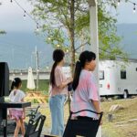Jennifer Hong Instagram - ⛺️ 有過一次經驗後你真的會很難忘懷露營的各種美好 今年第一露+碎片 . . . #lingling #候鳥羽露 #碎片 #露營 #camping #first