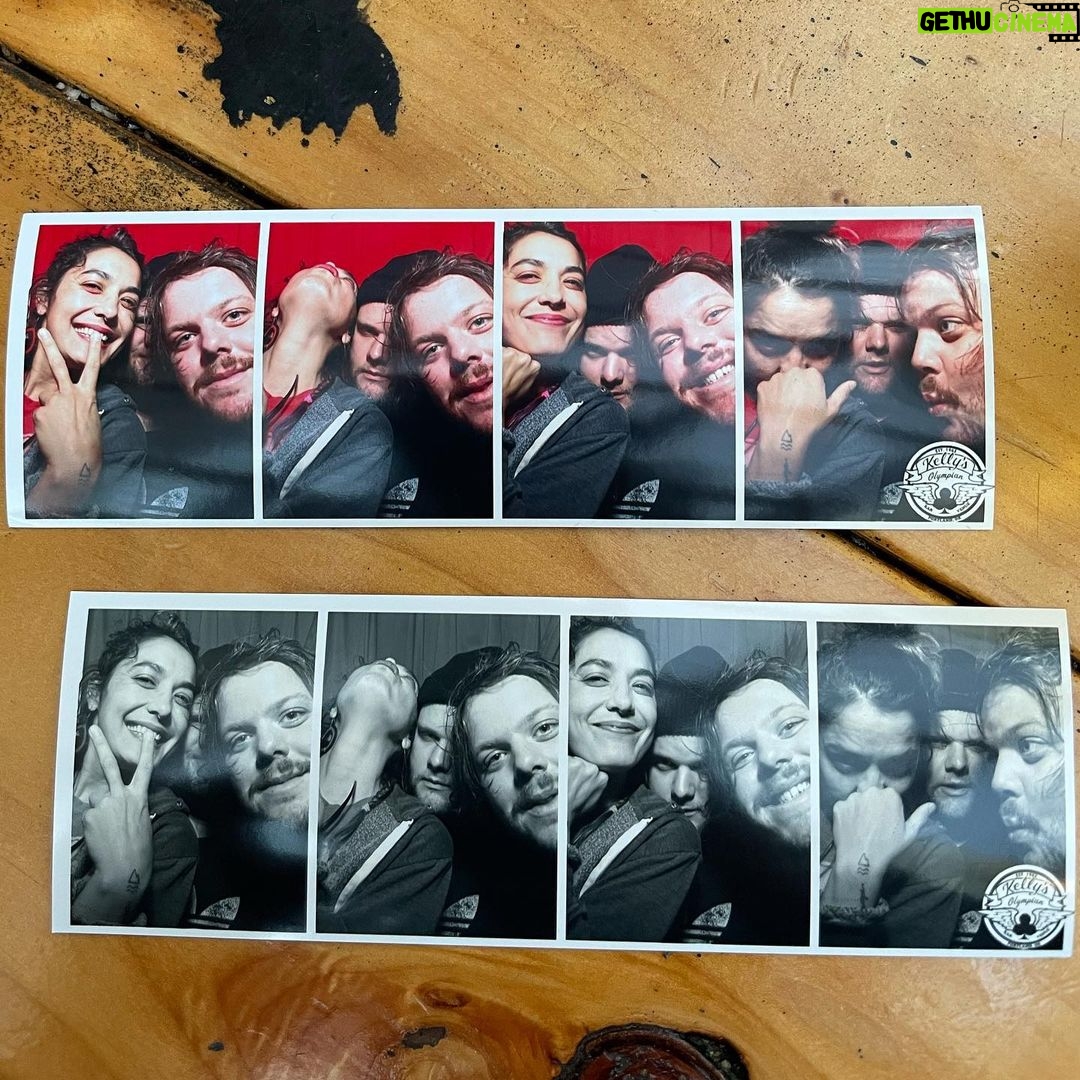 Jennifer Lindberg Instagram - oh what a bunch a nights touring w these babes!!! so much fun, however.. the double duty was a lot. like a lot a lot. but! i am over the moon i did it. and couldnt get sick a these mugs if i tried. we are missing em , t, stells, tommy boy and stevie in these photos. we had fun! felt the love.. twas a magical time. @warpaint @goldensuns