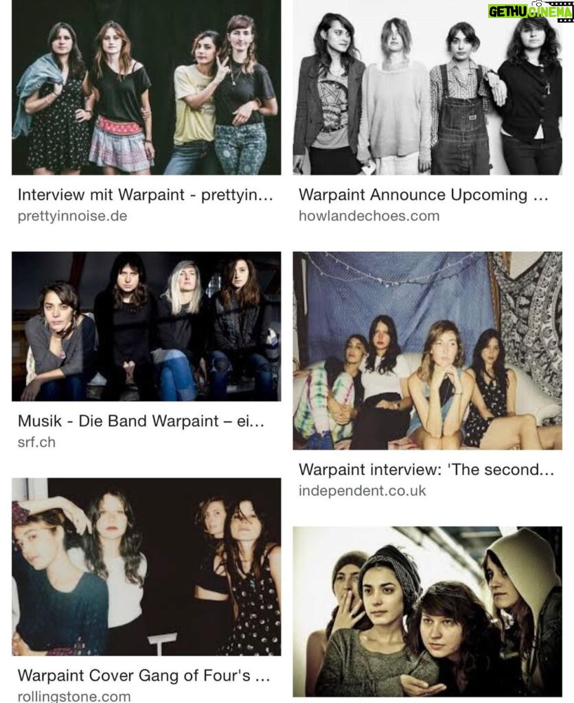 Jennifer Lindberg Instagram - Happy Valentine’s Day everyone!! for the past 18 years this holiday has meant (to me) the birthday of that sweet baby project called warpaint.. We’ve been through it all.. rain and shine. I love them more than words can say. And I am extremely proud of us for sticking to it .. Happy 18 kiddos @warpaint