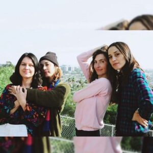 Jennifer Lindberg Instagram - HAPPY VALENTINES DAY!! HAPPY 20th ANNIVERSARY
to my sweet babes and i.. @warpaint 
COMMON BLUE IS OUT NOW! 

what a full circle release:) 
back w our fam @roughtrade 
which we couldnt be happier about ..🌺♥️🌺

i love these ladies w every fiber of my being. 
i am so very grateful for every moment-song, laugh, performance, jam, cry, argument, photo, video…
ETCETERA ..it has ALL been an integral part of our journey ..
i am proud of everything we have accomplished together!! its actually quite wild. 
anyhow, i will spare ya the award ceremony speech🤣🤣

IM JUST SO EXCITED!!
“common blue” streaming everywhere..

and bless all you lovers out there!! 
love love love love (always wins)
♥️🌺♥️