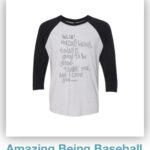 Jennifer Lindberg Instagram – i made some tees!! 
super comfy, super soft, cute as all heck, 
black and white , 
bringing those higher elevated vibrations, AMAZING BEING BASEBALL TEE !
LIMITED RUN! only made 48 (and i took 3, making that 45) 
lincoln in bio 
♥️🌺♥️

#letslifteachotherup 
#thankyou
#iloveyou