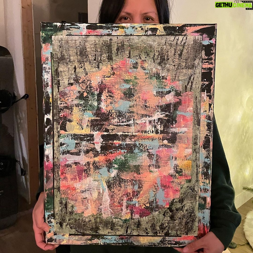 Jennifer Lindberg Instagram - my sweet babe!! my First commission for the raddest gal.:: @elishaanne from her wonderful boyfriend… @joshalexfletcher for xmas. I always paint as I go.. This was super great for my soul to paint for another in mind. … love love love.
