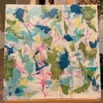 Jennifer Lindberg Instagram - NOT DONE. wanna flood my feed w art .. so heres first stages of her thus far. happy december.