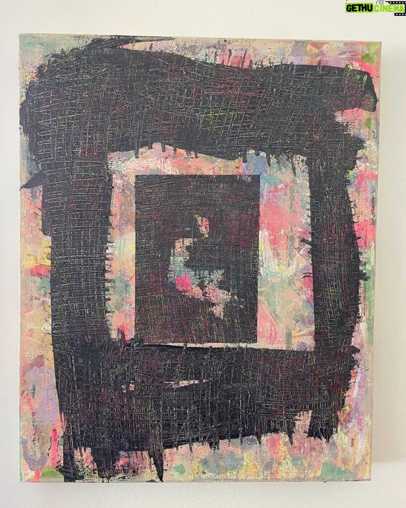 Jennifer Lindberg Instagram - MOODS. 20x16 acrylic on canvas Wednesday and Enid forever:) !! (Wednesday reference (new netflix series) for those who had that one fly right by)