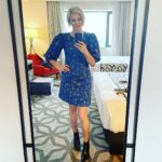 Jennifer Robertson Instagram - Derby day one: bourbon tasting dress: @birdsofna Shoes: @aninebing