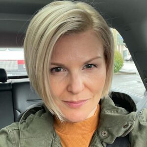 Jennifer Robertson Instagram - The hesitant, slightly fearful smile of a mother preparing  to host a 12-year-old birthday party.  See you on the other side.