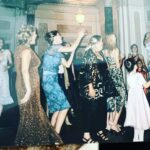 Jennifer Robertson Instagram - My uncle’s wedding many years ago. As you can see SOMEBODY in the far left corner did NOT want to catch the bouquet! The sheer terror on my face 😂 thanks for the laugh @megs