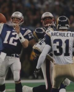 Jennifer Walcott Instagram - Twenty-four years ago, Adam and I were both in New Orleans for our first Super Bowl. I stayed at Anne Rice’s mansion, while Adam, a rookie, didn’t go to any parties or events. We have been to many Super Bowls but never together until SB 2008.🏈🏟️❤️