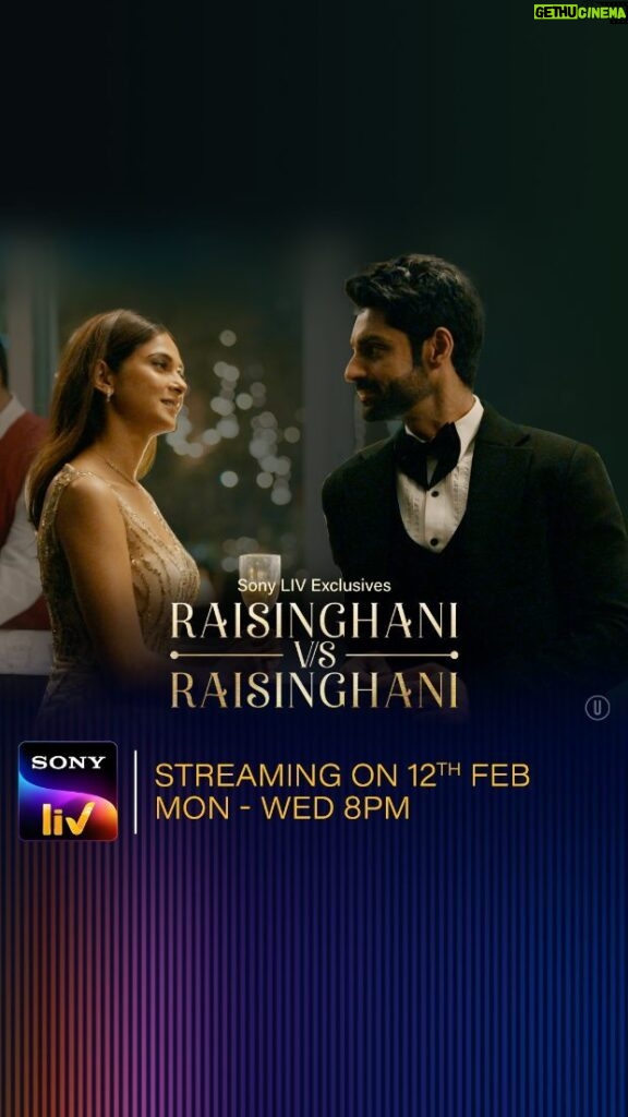 Jennifer Winget Instagram - The date is out! Get ready for the undeniable chemistry of the on screen couple Jennifer Winget and Karan Wahi as Anushka Raisinghani and Virat Chowdhary. As love gets entwined with professional rivalry, what does destiny have in store for them? ‘Raisinghani v/s Raisinghani’, streaming on 12th Feb, Mon-Wed at 8pm, exclusively on Sony LIV. #RaisinghaniVSRaisinghani #RaisinghaniVSRaisinghaniOnSonyLIV @jenniferwinget1 @karanwahi @reem_sameer8 @sanjaynath65 @sanjaynathofficial @Smruti.shinde4271 @bobbyarora7078 @sobo_films @sb_filmzofficial @bhavnasresth @tewarianuraadha @Aniruddha.rajderkar @sonylivinternational