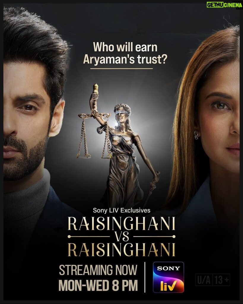 Jennifer Winget Instagram - Destiny’s game continues, with Anu and Virat on opposite ends once again! The burning question: who will Aryaman choose to fight his case? The story unfolds tonight at 8 PM, only on Raisinghani VS Raisinghani, available on Sony LIV! #RaisinghaniVSRaisinghani #RaisinghaniVSRaisinghaniOnSonyLIV