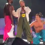 Jeremy Hudson Instagram - HAPPY BIRTHDAY @pink Beyond grateful to be a part of your legacy. Beyond grateful to share my heART on your stage. Beyond grateful to call you a friend. You continue to inspire me and bring so much goodness to my life n the world! Thank you will never be enough. I love you WILDLY and ENDLESSY!