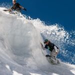 Jeremy Jones Instagram – August vibes. @andrew_miller is a magician with his camera. You mostly just snowboard as he secretly snipes shots. Every once in awhile he will ask you to stop for a second to line up a shot.
Eventually I will see shots and wonder “when was that?”
#masterclass Mammoth Mountian