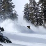 Jeremy Jones Instagram – I ride with @ming.t.poon a lot. In theory we are doing the serious work of “shooting snowboarding.” 😉 
In reality we mostly just snowboard. 
Today is his birthday. Congrats on another lap around the sun buddy! Here’s to lots more laps, both like this and around the sun!
Listen to the audio. I am not sure who is more stoked in this video, me or Ming. 

@sierranevada 🍻
#jonesstormchasersplit