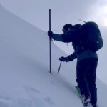 Jeremy Jones Instagram - Great pro tip from master shralpinist @joeyvosburgh. Details below. #artofshralpinism #jonessolutionsplit “Snow observations come in various forms—skier traffic and avalanche activity, surface conditions, profiles, tests, whumphs, cracking, ski penetration compared to foot penetration, temperatures and more. One crucial point is never to base a decision on a slope solely on one observation. It’s the collaboration of many observations that aids in decision-making. Here’s a quick demonstration of pole probing. It’s by no means perfect, but it’s a quick and practical observation to add to the data you should be gathering. Pole probing can help track the depth of a crust as wind loading changes across the landscape and highlight the location or depth of a less resistant layer. Using a pole with a streamlined grip or end cap aids in pushing it through and noticing inconsistencies. Yeah, I’m biased, but our Split Sticks are just that!” @joeyvosburgh #splitboarding #decisionmaking #avalancheawarness #vigilance #alwaysobserving #caution⚠️
