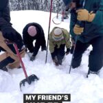 Jeremy Jones Instagram - This is one of the most important and least practiced skills in successfully rescuing someone who has been buried in an avalanche. It’s also the hardest and least fun to practice. It is very humbling how long it takes to get to an airway of someone a meter or two down. #Practicewithpurpose #avalanchawarenessmonth