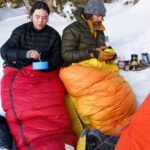 Jeremy Jones Instagram - Indigenous wisdom declares “you sweat you die.” “Be bold, start out cold” was once muttered at a dark trailhead by the elusive splitboarder, Renegade. One of the many info nuggets I learned from my hero/mentor Tom Burt, was, “it’s not how fast you go, it’s how long you stop,” that dictates your speed in the mountains. The reality is that dressing for a day of high output snowboarding in extreme weather is one of the hardest, and most important skill to master. I personally hate being cold but I also hate sweating. A lifetime of tinkering has led to the @jonessnowboards line of three puffies we are now offering. From micro insulation to breathable insulation to serious insulation, I have checked all of mine (and hopefully yours) cold weather needs. One bonus is that they are built to stack on top of each other for more warmth. This is especially nice when winter camping. #jonesreup #jonesdarkstart #jonesouterwear 📷 @andrew_miller @cody.mathison