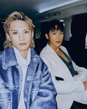 Jeremy Lee Instagram - 記錄一下 
巨豬第一次 合體出席活動
我估stanley唔介意就走光 
😂😂😂

@harpersbazaarhk 

#唔幫你遮啦 
#俾d福利大家 
#見到你地好開心🦄️
#bazaarhk35週年生日快樂
#bazaarhk35