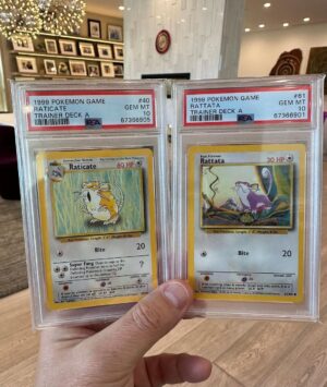 Jeremy Padawer Instagram - Collector achievement unlocked!
The ONLY complete Pokémon PSA 10 Trainer Deck A set on the planet.  Took 4 years.  12 cards.  The Trainer Deck A & B cards were shipped prior to 1st edition.  They have red backs with “Trainer Deck” called out.  These cards were so heavily played, and prior to the craze and collectibility, that they are painfully rare.  Prior to the initial Pokémon cards in US, these red back trainer cards were shipped to US card shops to play, learn and train in the Pokémon game.  Critical to the lore and history. 

I believe Trainer Deck cards are amongst the most underrated of Pokémon card history…!

#pokemon #trainerdeck