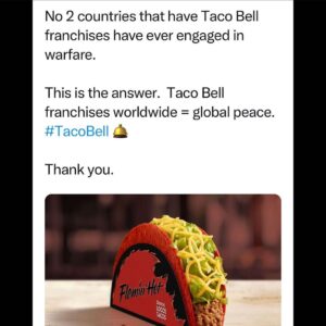 Jeremy Padawer Instagram - I’m refining my political message.
Taco Bell is so relatable tho.
#tacobell #tacos @tacobell