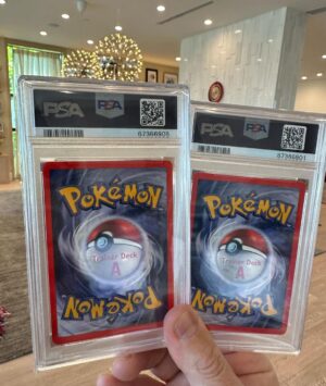 Jeremy Padawer Instagram - Collector achievement unlocked!
The ONLY complete Pokémon PSA 10 Trainer Deck A set on the planet.  Took 4 years.  12 cards.  The Trainer Deck A & B cards were shipped prior to 1st edition.  They have red backs with “Trainer Deck” called out.  These cards were so heavily played, and prior to the craze and collectibility, that they are painfully rare.  Prior to the initial Pokémon cards in US, these red back trainer cards were shipped to US card shops to play, learn and train in the Pokémon game.  Critical to the lore and history. 

I believe Trainer Deck cards are amongst the most underrated of Pokémon card history…!

#pokemon #trainerdeck