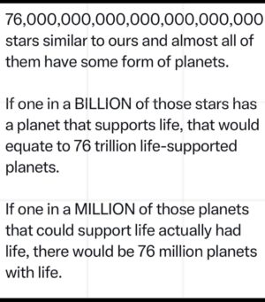 Jeremy Padawer Instagram - What do you think?  Are we alone in the universe?