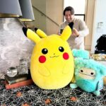 Jeremy Padawer Instagram – Always nice to return home only to see my favorite Squishmallows.  On the right is Joelle, the Bigfoot Squishmallows named after my younger daughter.  To the left is Pikachu – the greatest entertainment brand of all time and the company that so greatly impacted my career. ❤️. @squishmallows are awesome.  What a great team!! @jazwares