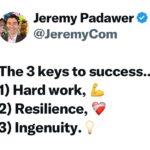 Jeremy Padawer Instagram - There are no guarantees in life. Resilience might be the most important of the 3. When you can continually bounce back from challenging circumstances, do it with intensity and determination AND maybe a little differently than other people (ingenuity), the odds are favorable!