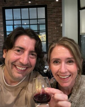 Jeremy Padawer Instagram - Celebrating my 50th birthday with my best friend… who also happens to be my wife of 21 years. ❤️ 

I’m grateful.

@dr.brenboston @cinqueterrewest