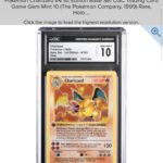 Jeremy Padawer Instagram – Continuing to study the multiple of  PSA 10 versus CGC 10.  Here’s what I’m seeing…

PSA 10 was 5.2X of CGC 10 on the same grail 1999 Charizard 1st edition.

CGC 10 is approximately 1.5X of PSA 9.

Would be interesting to see a broader sample.