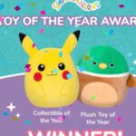 Jeremy Padawer Instagram - I love the toy industry. It’s wonderful to see our passionate team receive a few accolades tonight at the annual TOTY’s - plush toy of the year and collectible toy of the year for our kind-hearted and fun Jazwares Squishmallows line and the Squishmallows Pokémon collaboration. Behind every project in the toy industry is a group of people who bring it to life…. And in this case a group of people following their toy dreams. ❤️ @jazwares @toyindustryfndn @pokemon