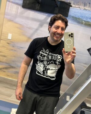 Jeremy Padawer Instagram - I’m training for my 50th birthday.  2 months.  I want another 40+ good years.  I’m going to work for it.  And I accept so much is out of our control… ❤️❤️