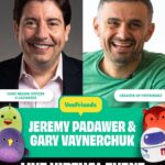 Jeremy Padawer Instagram - Gary Vee and I discussing toys, Squishmallows and a really great collaboration - limited edition VeeFriends Squishmallows! We do very few collaborations, and this will be a blast! 11am pacific / 2pm eastern @garyvee @veefriends @squishmallows @jazwares