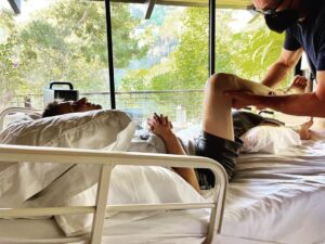 Jeremy Renner Instagram - Morning workouts, resolutions all changed this particular new years …. Spawned from tragedy for my entire family, and quickly focused into uniting actionable love ❤️ I want to thank EVERYONE for their messages and thoughtfulness for my family and I …. Much love and appreciation to you all.  These 30 plus broken bones will mend , grow stronger, just like the love and bond with family and friends deepens .  Love and blessings to you all 🙏❤️🙏.