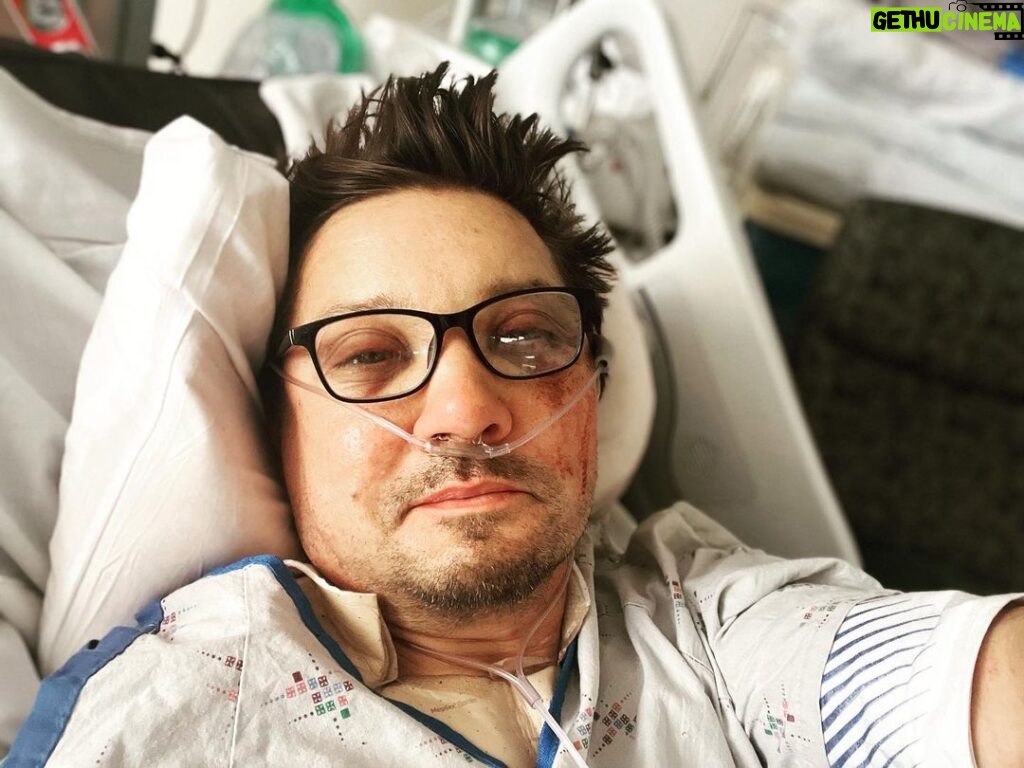 Jeremy Renner Instagram - Thank you all for your kind words. 🙏. Im too messed up now to type. But I send love to you all.
