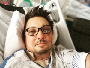 Jeremy Renner Instagram - Thank you all for your kind words. 🙏. Im too messed up now to type.  But I send love to you all.