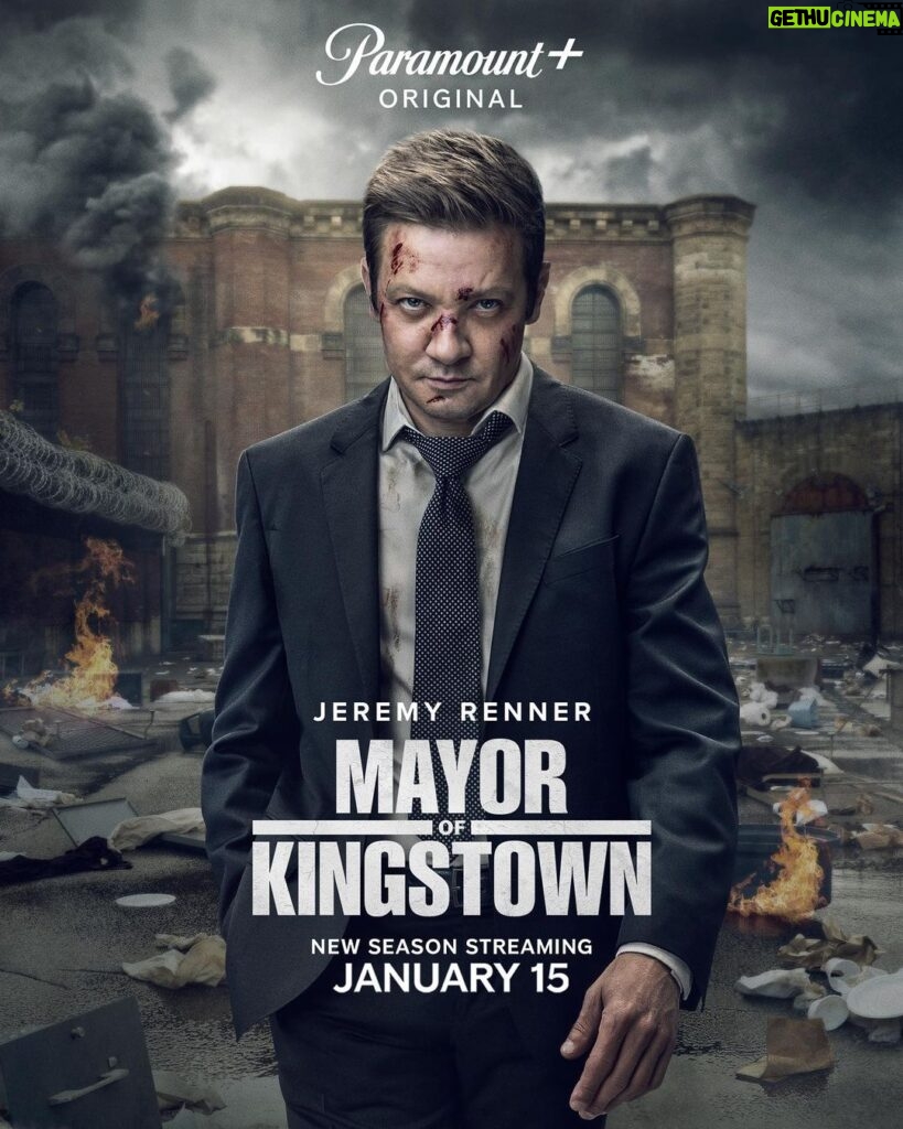Jeremy Renner Instagram - Season 2 is OUT SOON!! in ONE month… we are all very excited to share ! Are you ready ??? @mayorofkingstown @paramountplus