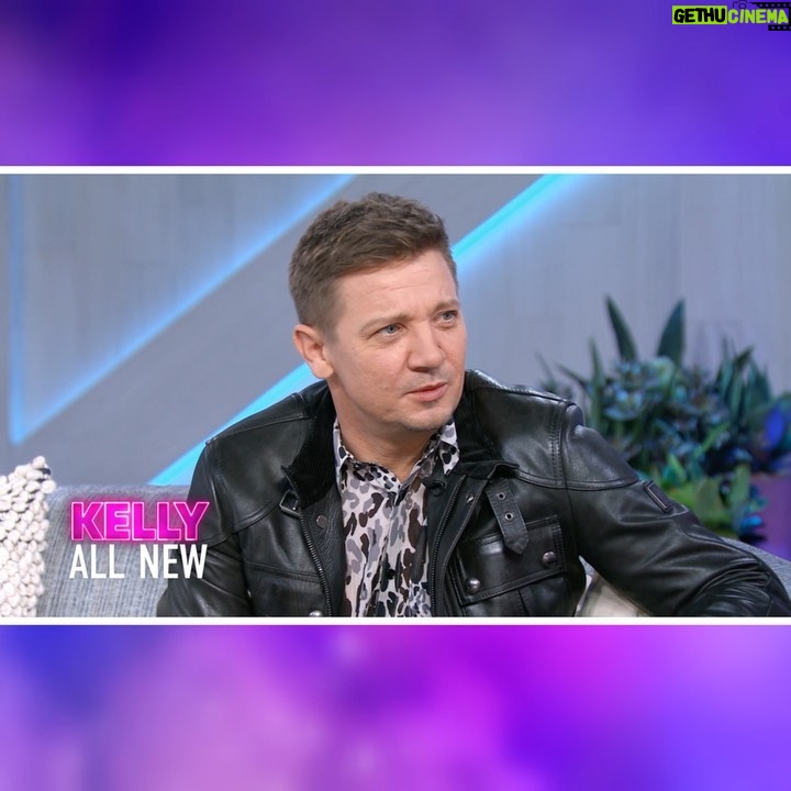 Jeremy Renner Instagram - Thank you @kellyclarksonshow @kellyclarkson for a fun chat about @hawkeyeofficial @disneyplus @mayorofkingstown @paramountplus