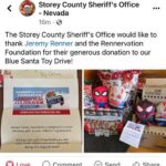 Jeremy Renner Instagram – Community building, discovering undeniable love and acts of kindness at every door in greater northern Nevada @officialrennervationfoundation @storycountysheriffsoffice @storeycounty