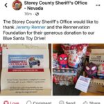 Jeremy Renner Instagram - Community building, discovering undeniable love and acts of kindness at every door in greater northern Nevada @officialrennervationfoundation @storycountysheriffsoffice @storeycounty
