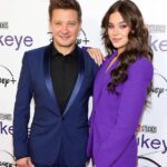 Jeremy Renner Instagram – NYC fan screening with @haileesteinfeld ❤️🏹❤️. First two episodes available tomorrow on @disneyplus @marvel