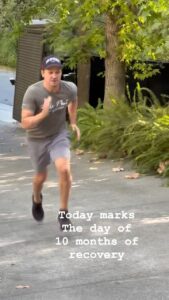 Jeremy Renner Instagram - Today marks the day on 10 months of recovery …. First attempt at any of this activity (especially at steep grade) and was brought to tears of joy, hopefulness, and gratitude for all your support along with my family and friends…. I keep pushing for many reasons, but you are my fuel 🙏🏼🙏🏼🙏🏼 #loveandtitanium Los Angeles, California