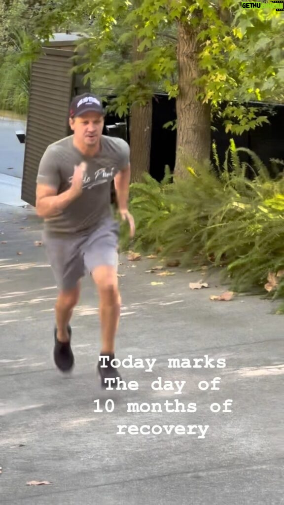 Jeremy Renner Instagram - Today marks the day on 10 months of recovery …. First attempt at any of this activity (especially at steep grade) and was brought to tears of joy, hopefulness, and gratitude for all your support along with my family and friends…. I keep pushing for many reasons, but you are my fuel 🙏🏼🙏🏼🙏🏼 #loveandtitanium Los Angeles, California