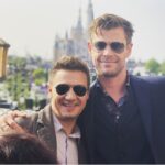 Jeremy Renner Instagram - Happy Birthday my friend @chrishemsworth Celebrating with you from the other side of the 🌎