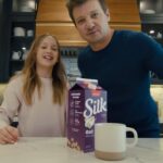 Jeremy Renner Instagram - #Ad Is it a cooking show without food? When a splash of Silk Oatmilk® makes a coffee this delicious, yes. #FeelPlantyGood