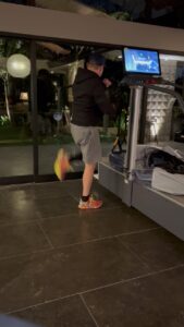 Jeremy Renner Instagram - UPDATE: I’ve decided to push through the pain of progress(this damn shattered tibia) and take the new parts for a tiny test drive. The body is miraculous…. Even though I feel like the Tin Man, needing oil for all my new joints (hips, knees, ankles, tibia etc ) . Encouraged after this warm up to press on ( don’t tell my PT). 😂.