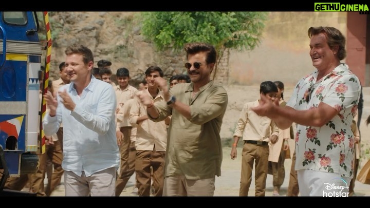 Jeremy Renner Instagram - @jeremyrenner and @anilskapoor, you can’t name a better duo. #Rennervations is now streaming on Disney+ Hotstar